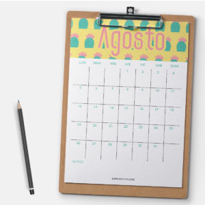 Calendari Agosto 2019